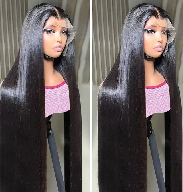 Diamond 40 Inch Human Hair Wig