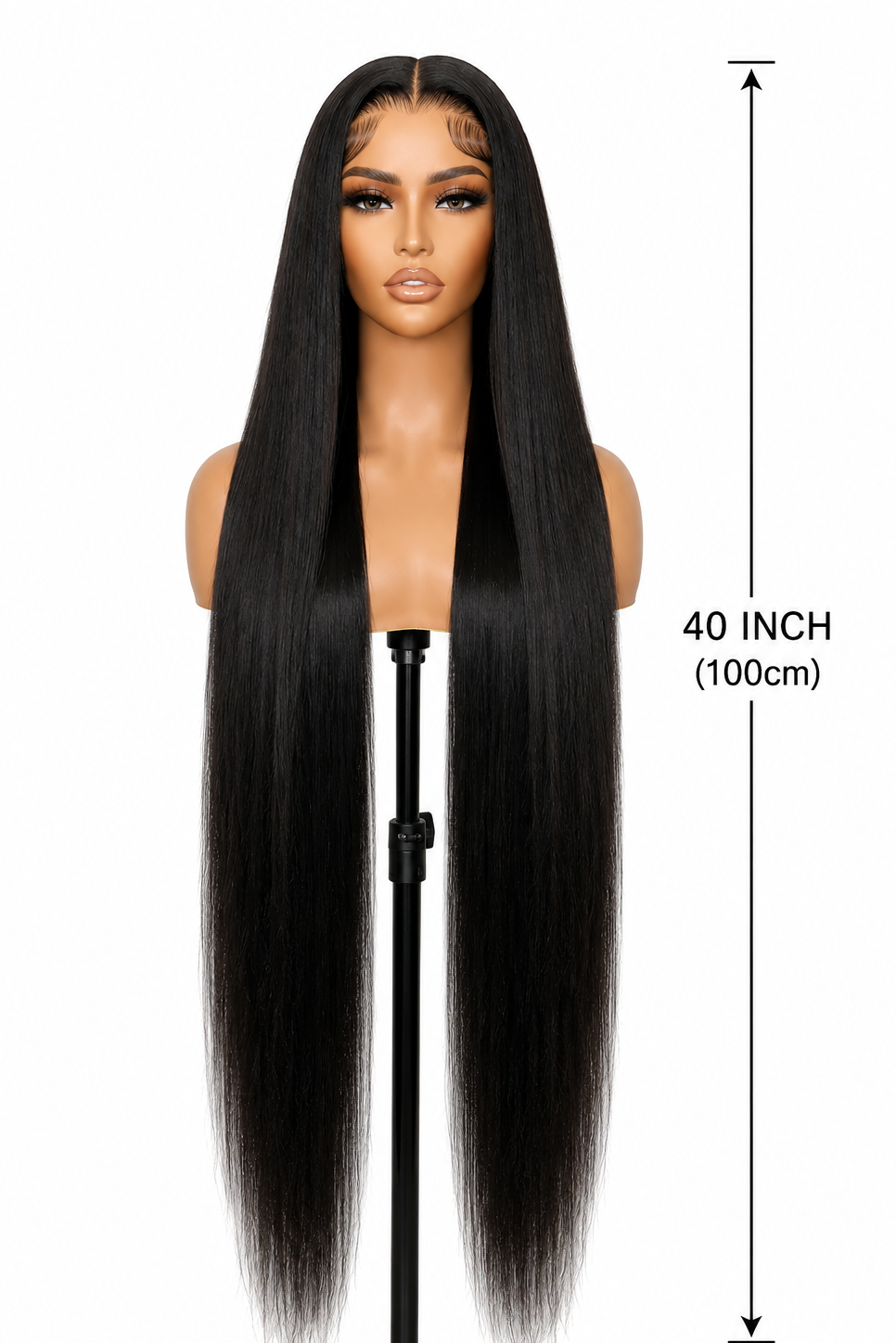 Diamond 40 Inch Human Hair Wig